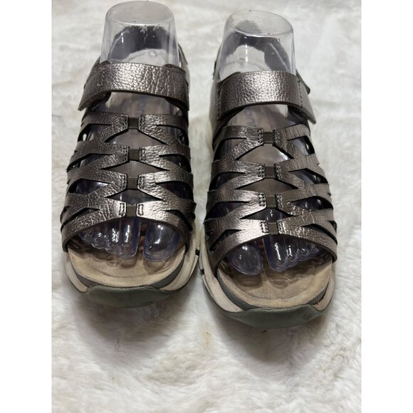 Bionica Metallic Leather Ossipee slingback Sandals women size 8M - Picture 2 of 8